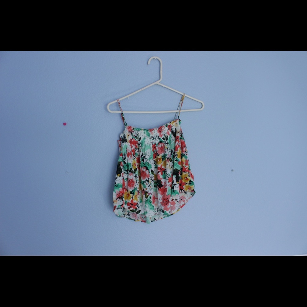 Floral tank top